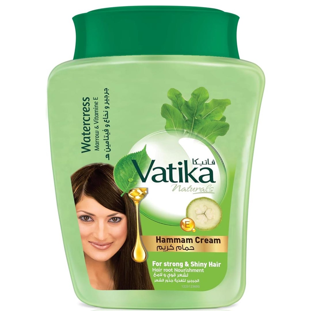 فاتيكا حمام كريم جرجير - Vatika Hair Mask Watercress (450g)