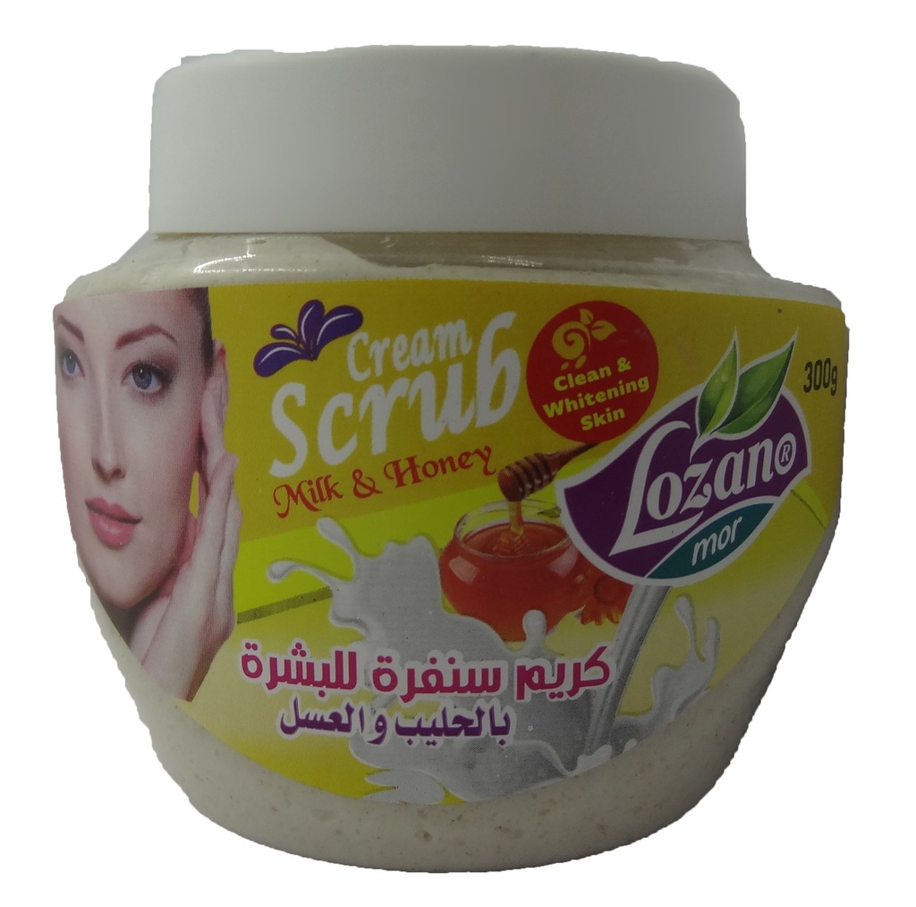 لوزان ماسك - Lozan Scrub (300g, Milk&Honey)