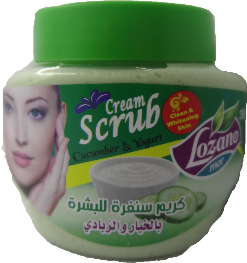 لوزان ماسك - Lozan Scrub (300g, Cucumber)