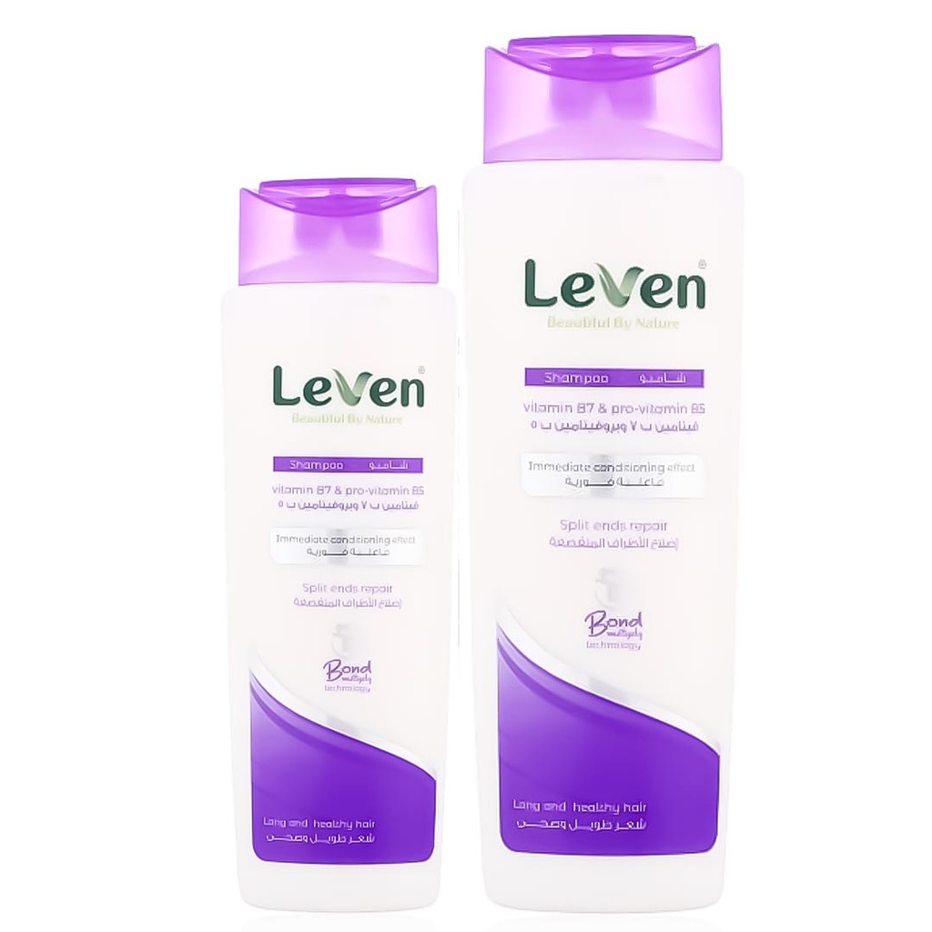[6224009888085] ليفين شامبو - Leven Shanpoo (400ml, Split Ends, +Shampoo200ml)