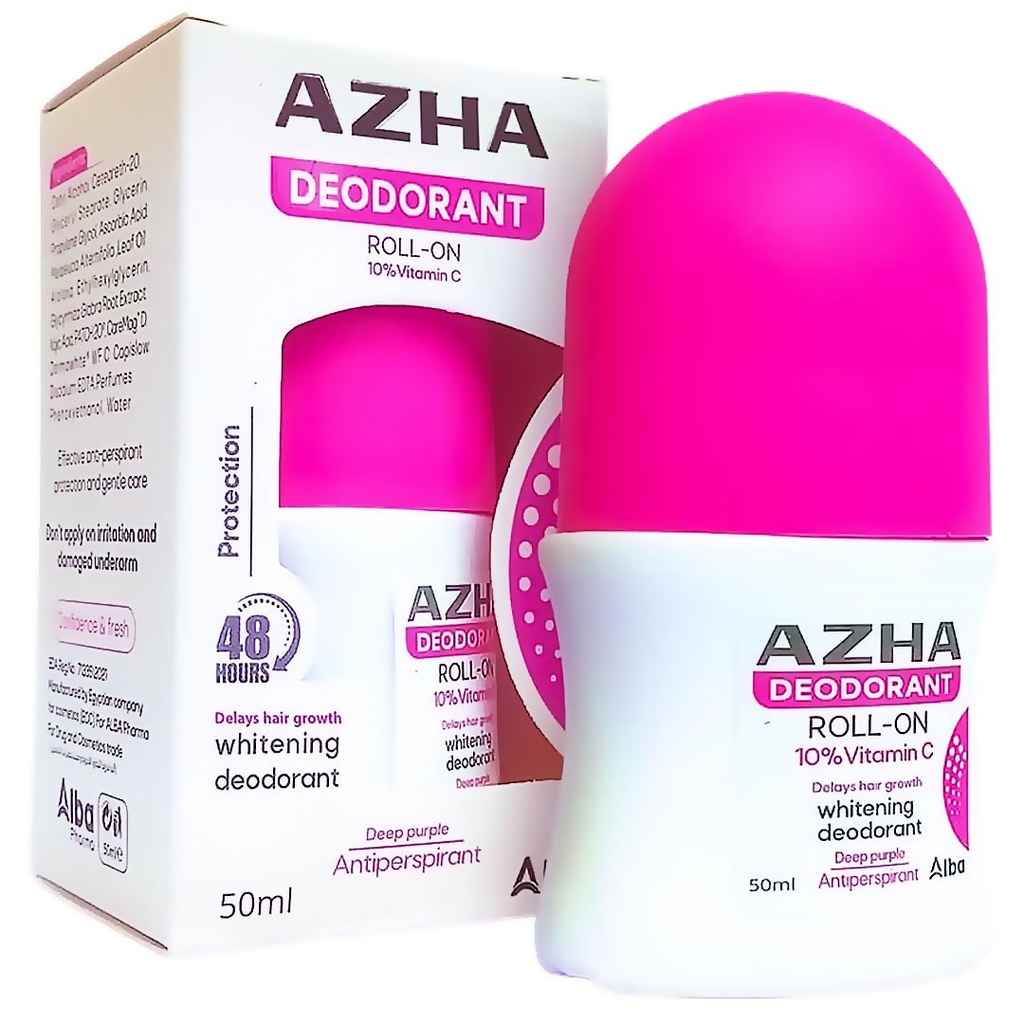 ازها رول اون - Azha Roll On (60ml, Deep purple)