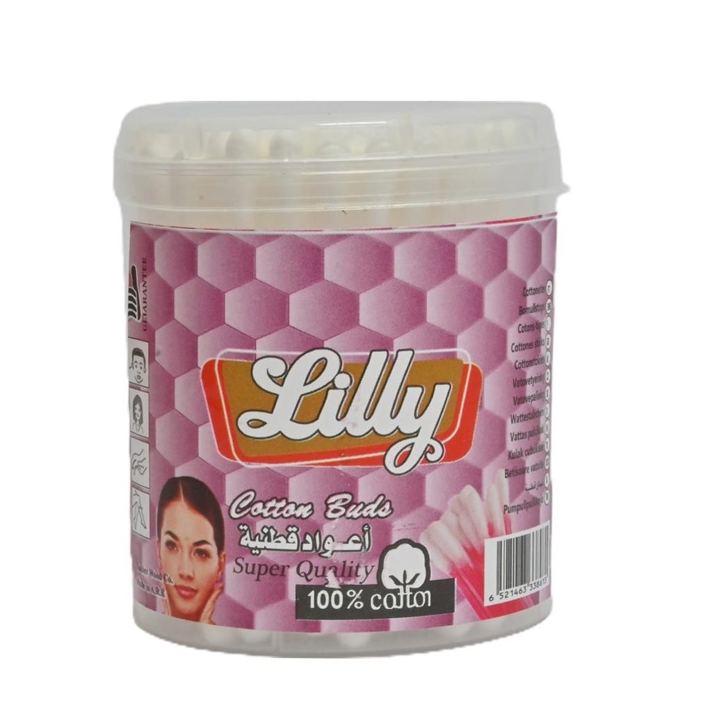 لى لى قطن عود - Lilly Cotton Swabs (100PC)