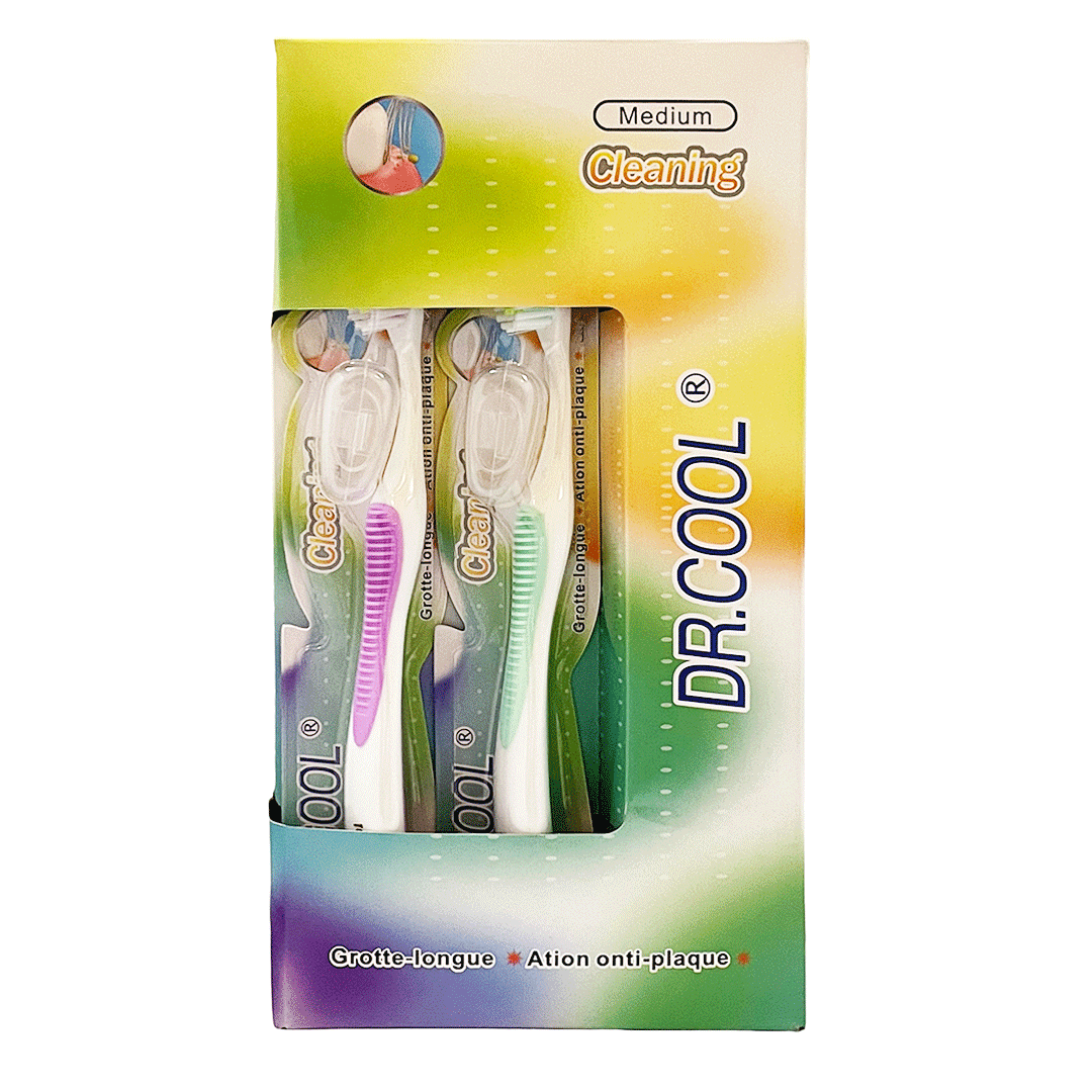 دكتور كول فرشاة اسنان - Dr.Cool Tooth Brush Adult (No:P394, Med)