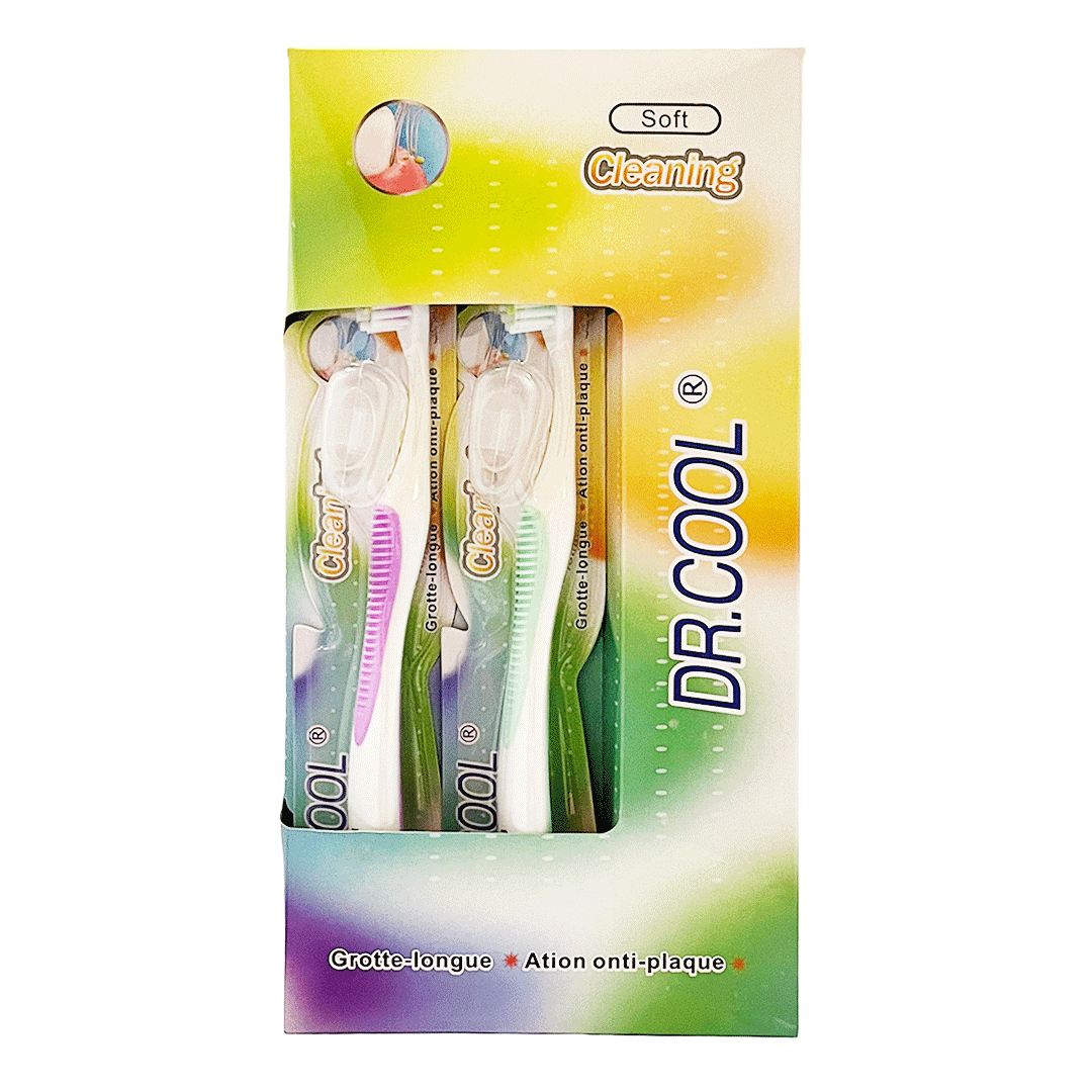 دكتور كول فرشاة اسنان - Dr.Cool Tooth Brush Adult (No:P394, Soft)