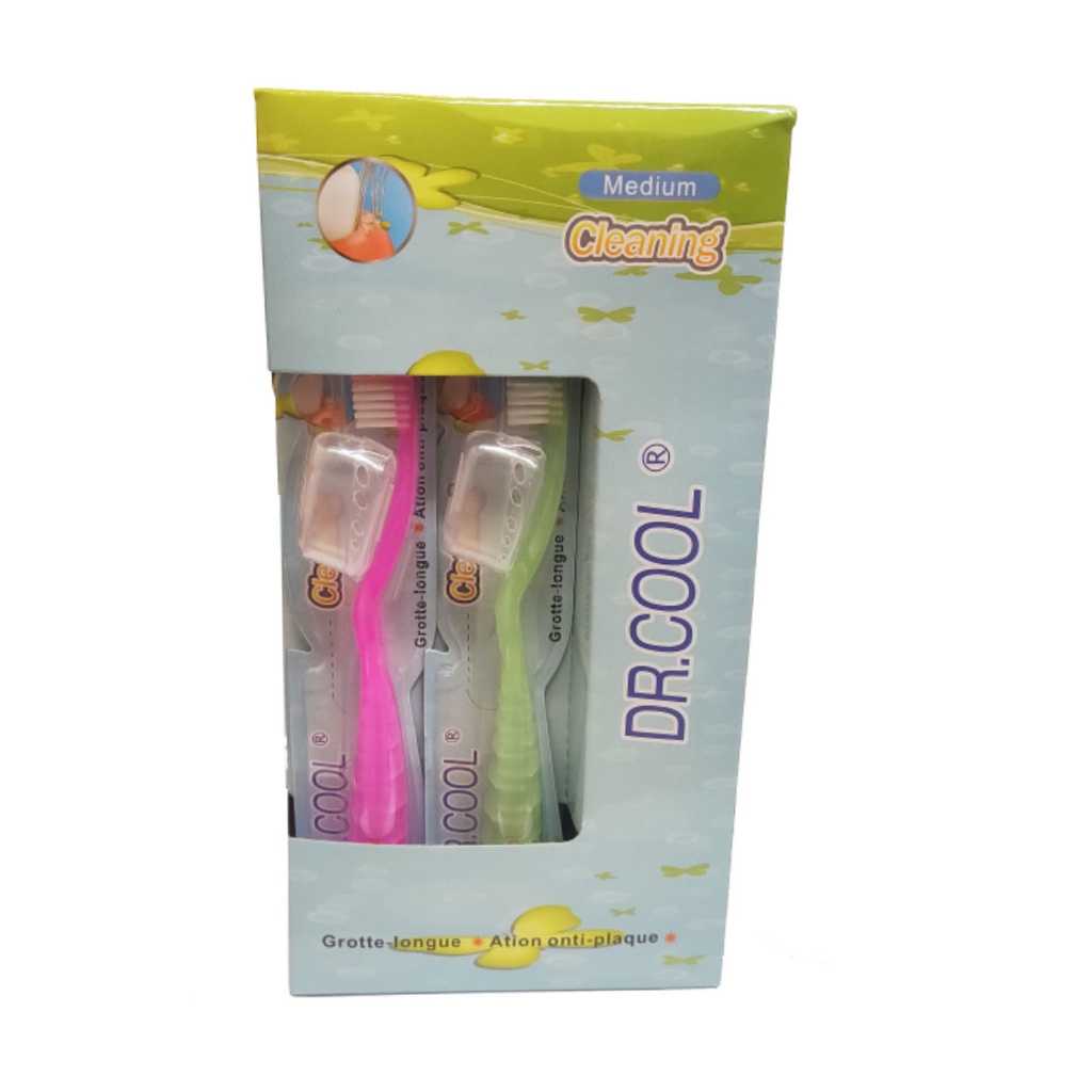 [6926597193083] دكتور كول فرشاة اسنان - Dr.Cool Tooth Brush Adult (No:P-308, Med)