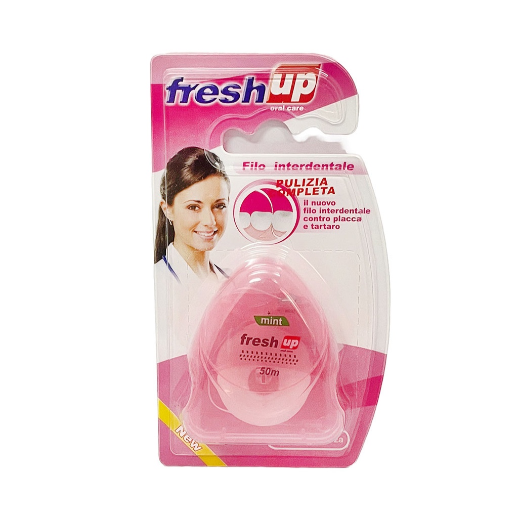 فريش اب خيط اسنان روز - Fresh Up Dental Floss Rose (No:YX-01, 50m)