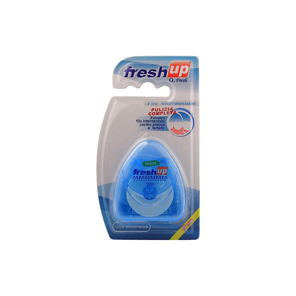 فريش اب خيط اسنان - Fresh Up Dental Floss (50m, Blue)