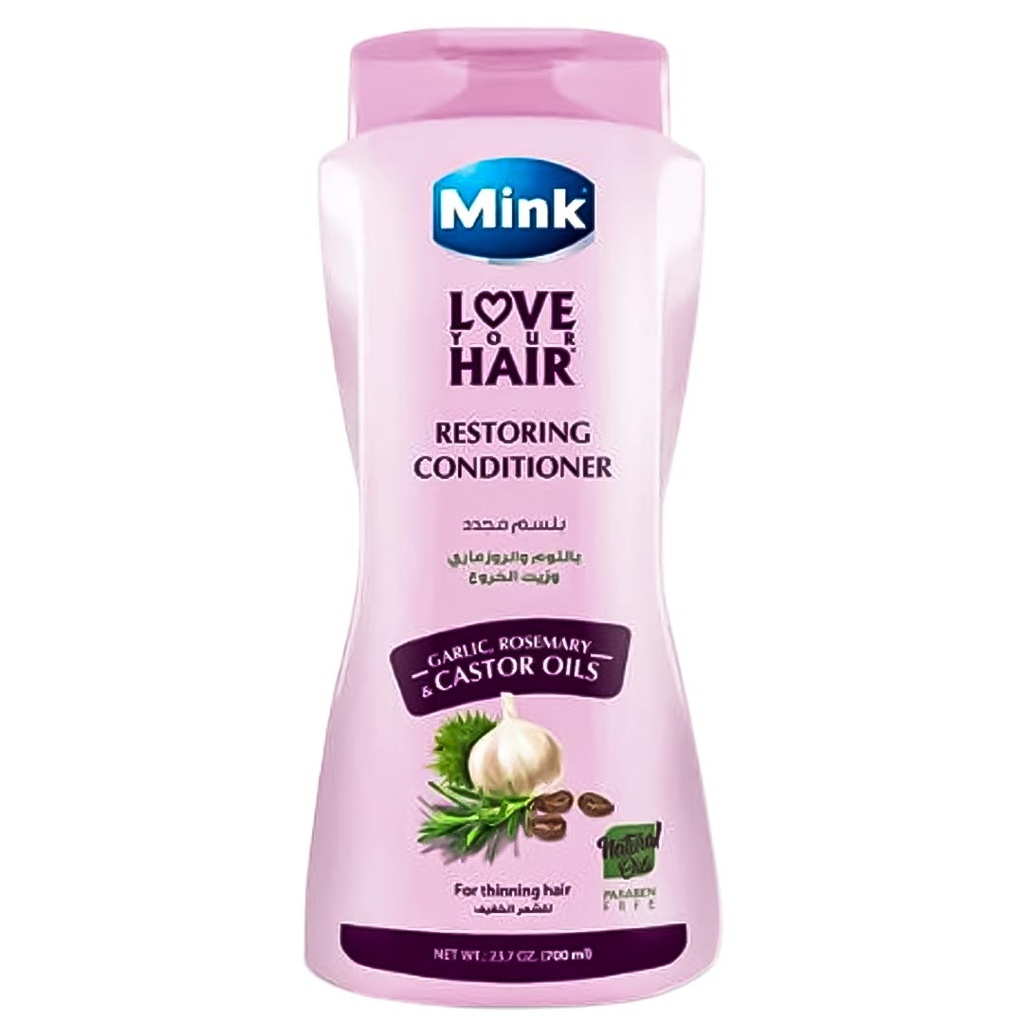 [مجدد] مينك بلسم - Mink Conditioner (400ml, Garlik&Rosemary, without)