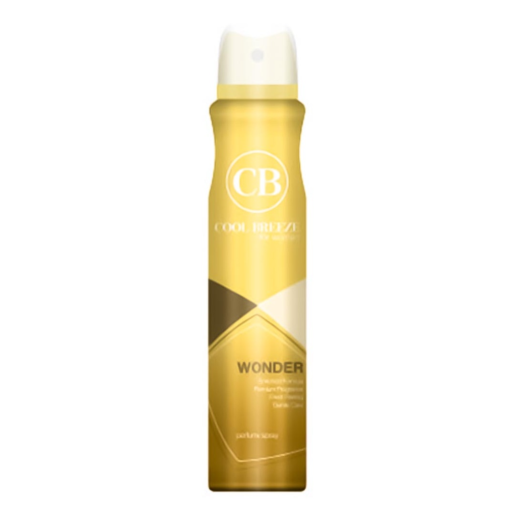 (سى بى) كول بريز سبراى - CB) COOL BREEZE Spray) (Woman, 200ml, Wonder)