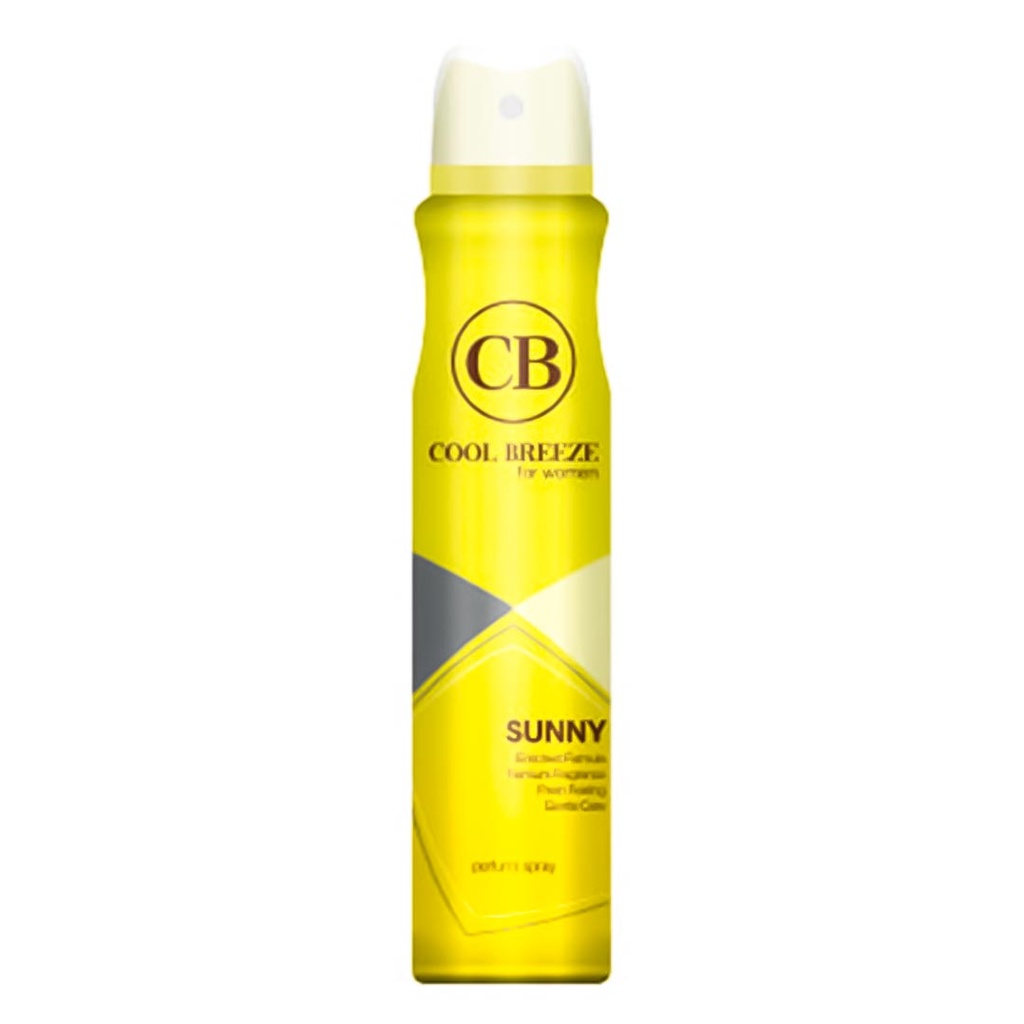 (سى بى) كول بريز سبراى - CB) COOL BREEZE Spray) (Woman, 200ml, ًSunny)