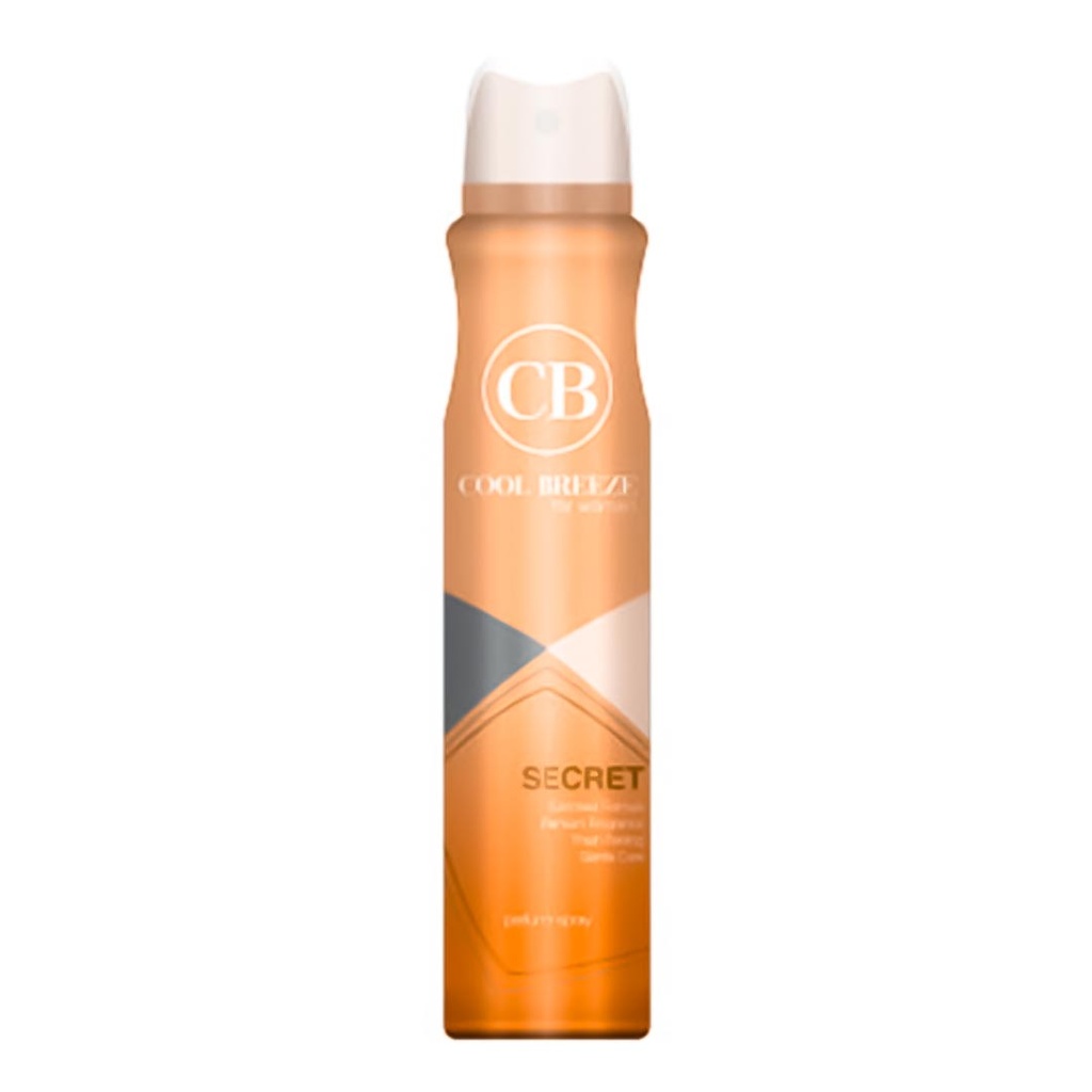 (سى بى) كول بريز سبراى - CB) COOL BREEZE Spray) (Woman, 200ml, Secret)