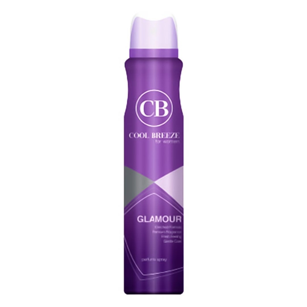 (سى بى) كول بريز سبراى - CB) COOL BREEZE Spray) (Woman, 200ml, Glamour)