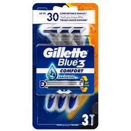 جيليت بلو 3 - Gillette Blue 3 (Shaver, ComFort, 3PC)