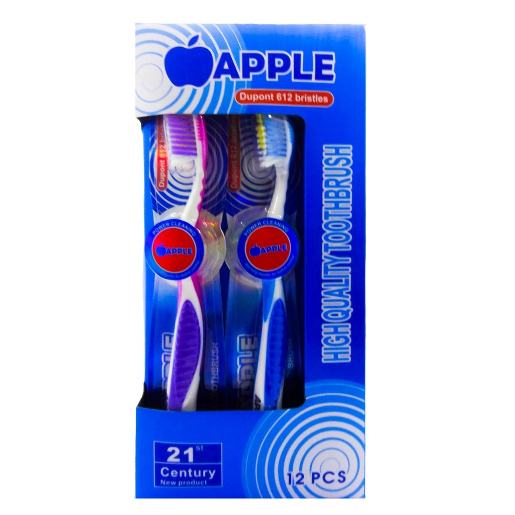 ابل فرشاة اسنان - Apple Tooth Brush No:701 (Senior, No:701, Med)