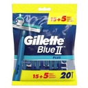 جيليت بلو 2 بلس - Gillette Blue 2 Plus (رجالى, 15+5PC)