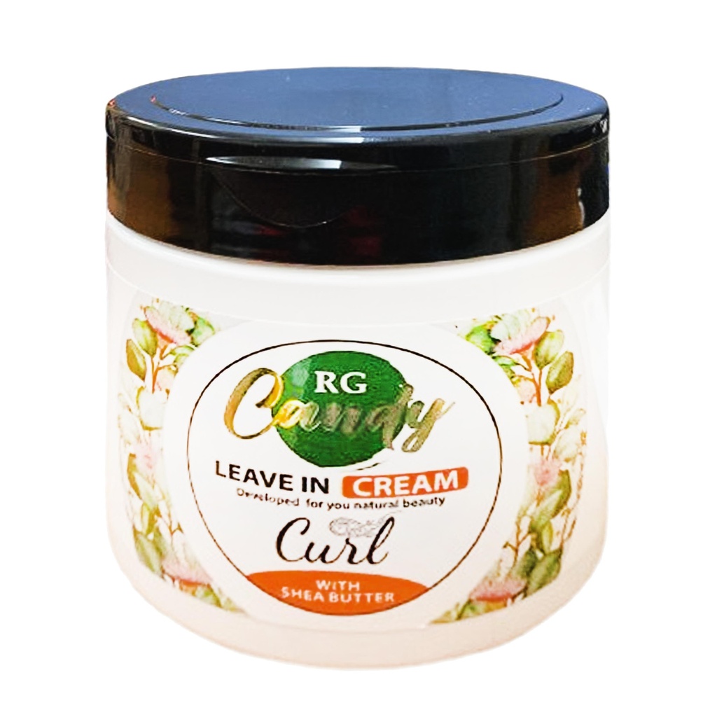 ار جى كاندى كريم ليف ان بزيت زبدة شيا - RG Candy Leave In Cream Shea Butter Oil (300ml)