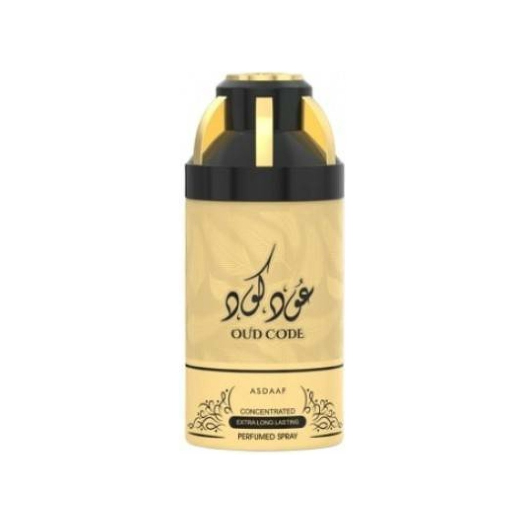 اصداف سبراى - Asdaaf Spray (Unisex, 250ml, Oud code)