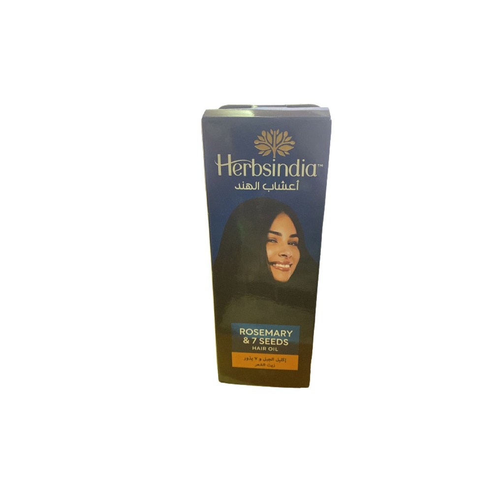 اعشاب الهند زيت اكليل الجبل&7بذور - Herbsindia Oil Rosemary&7Seeds (280ml)