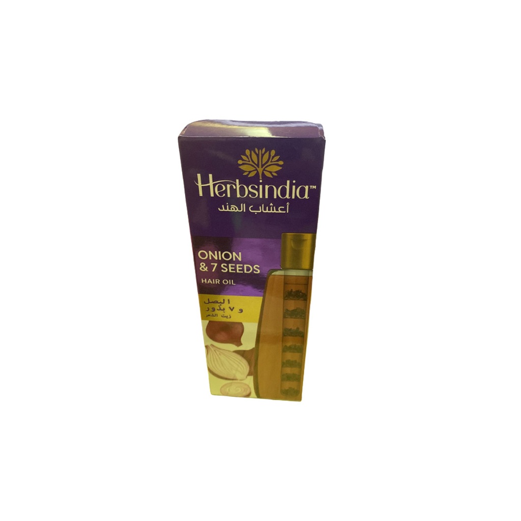 اعشاب الهند زيت بصل&7بذور - Herbsindia Oil Onion&7Seeds (180ml)