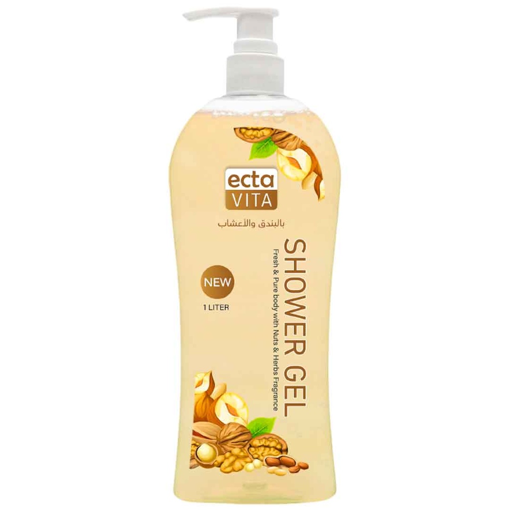 اكتافيتا شاور - Ecta Vita Shower (1L, Nuts&Herbs)