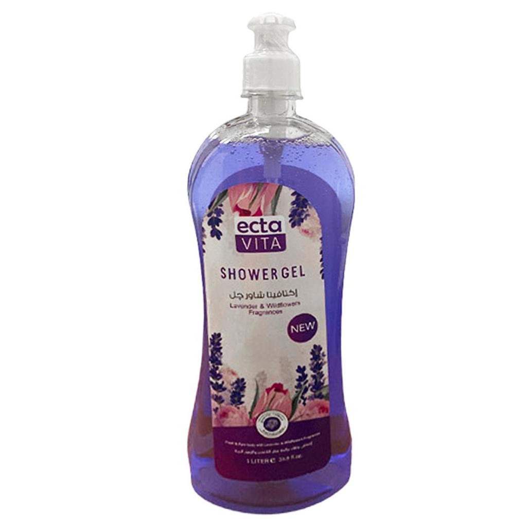 اكتافيتا شاور - Ecta Vita Shower (1L, Lavender&Wildflower)