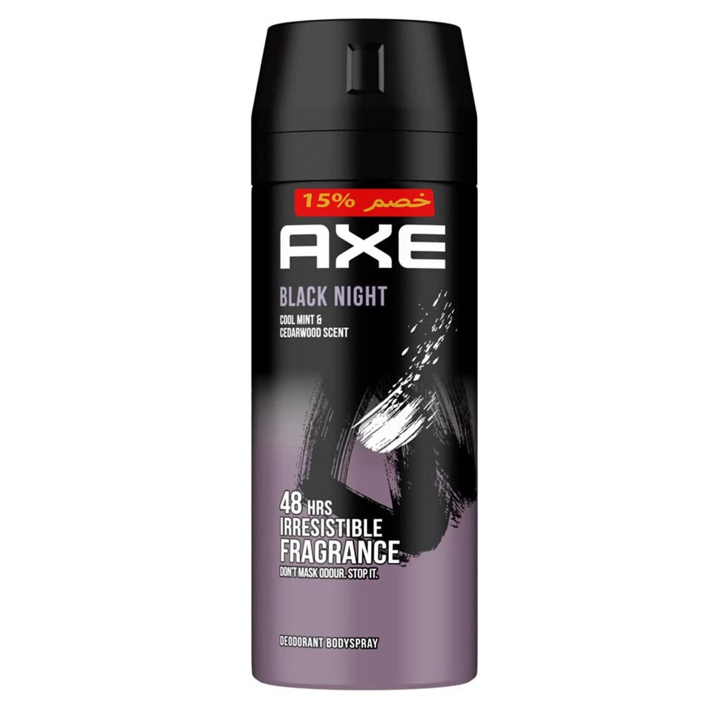 اكس سبراى - Axe Spray (men, 150ml, Black Night, discount 15%)
