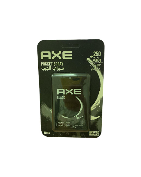 اكس سبراى للجيب - Axe Pocket Spray EDT (17ml, Black)