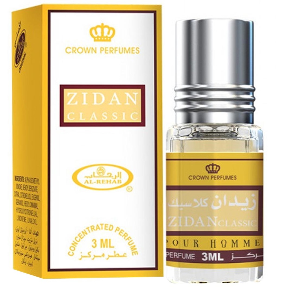الرحاب زيدان كلاسيك - Al Rehab Zidan Classic EDP-M (3ml)