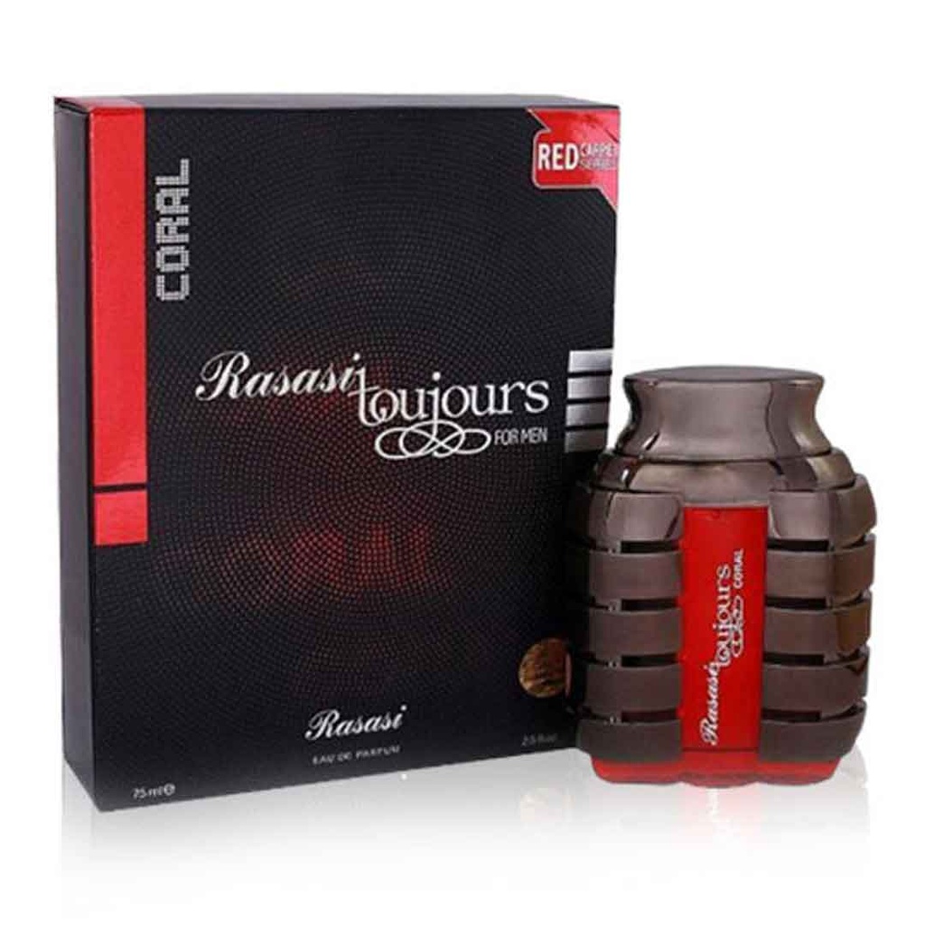 الرصاصى توجور كورال ريد - Rasasi Toujours Coral Red EDP-M (75ml)