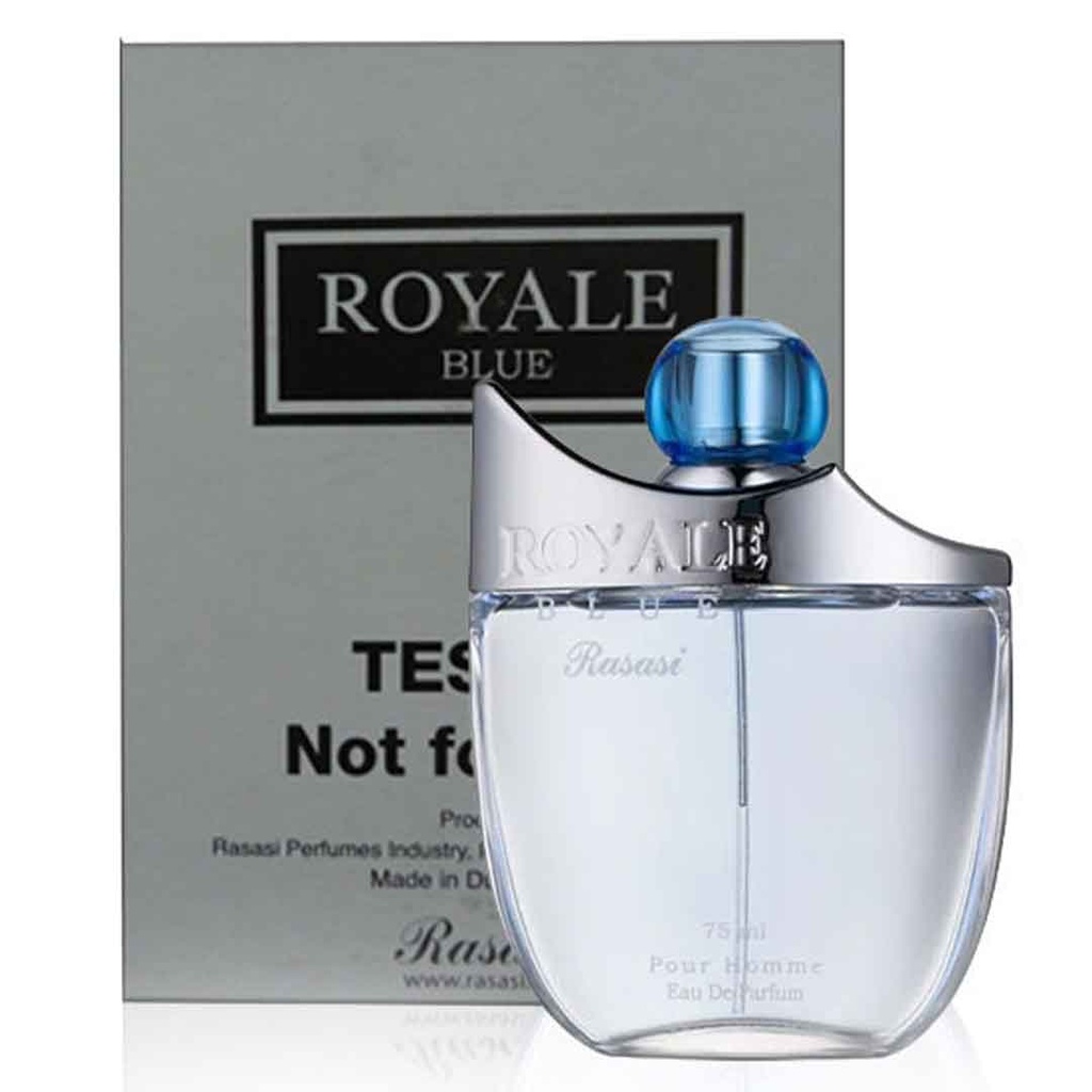 الرصاصى رويال بلو تستر - Rasasi Royale Blue Tester EDP-M (75ml)