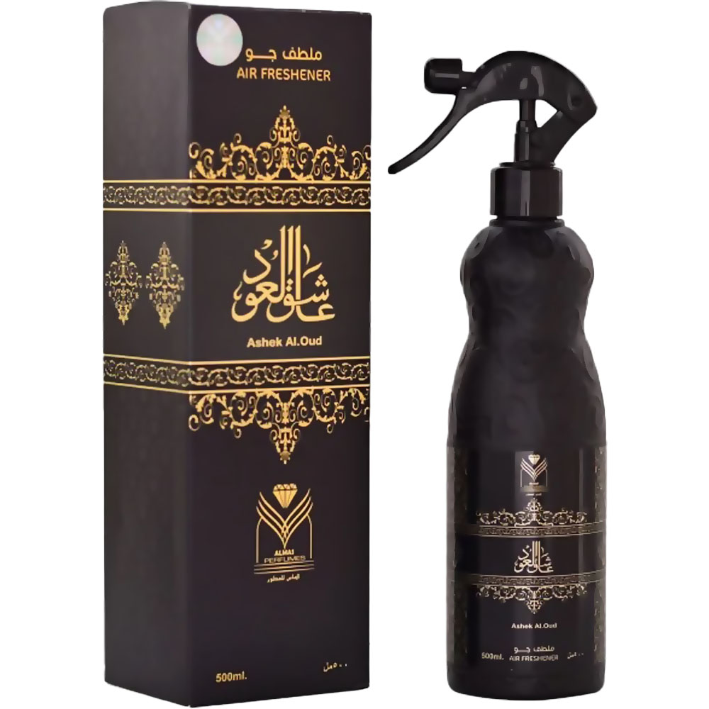 الماس ملطف جو عاشق العود - Almas Air Freshener Ashek Aloud (480ml)