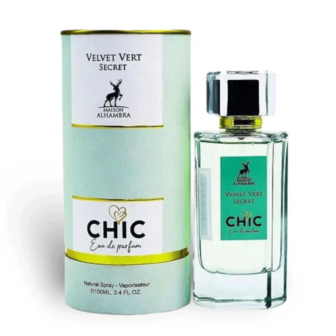 الهامبرا شيك فيلفيت فيرت سيكريت - Alhambra Chic Velvet Vert Secret EDP-W (100ml)