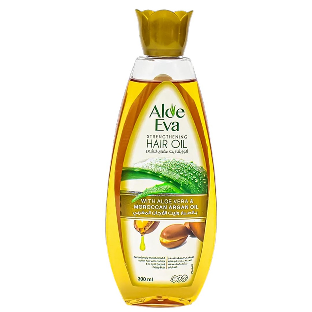 الو ايفا زيت صبار&ارجان  - Aloe Eva Oil Aleo Vera&Argan (300ml, without)