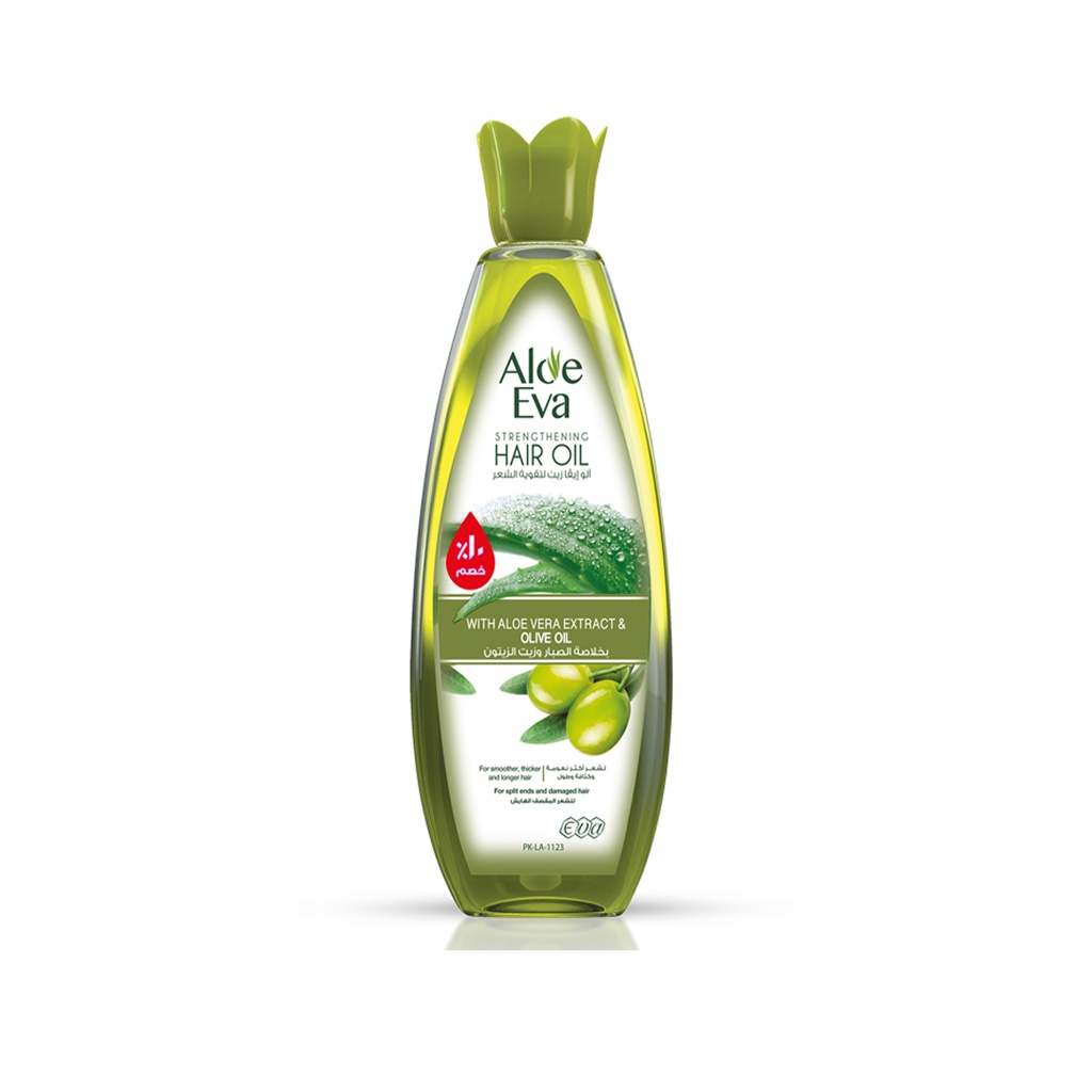 الو ايفا زيت صبار&زيتون - Aloe Eva Oil Aleo Vera&Olive (255ml, discount 10%)