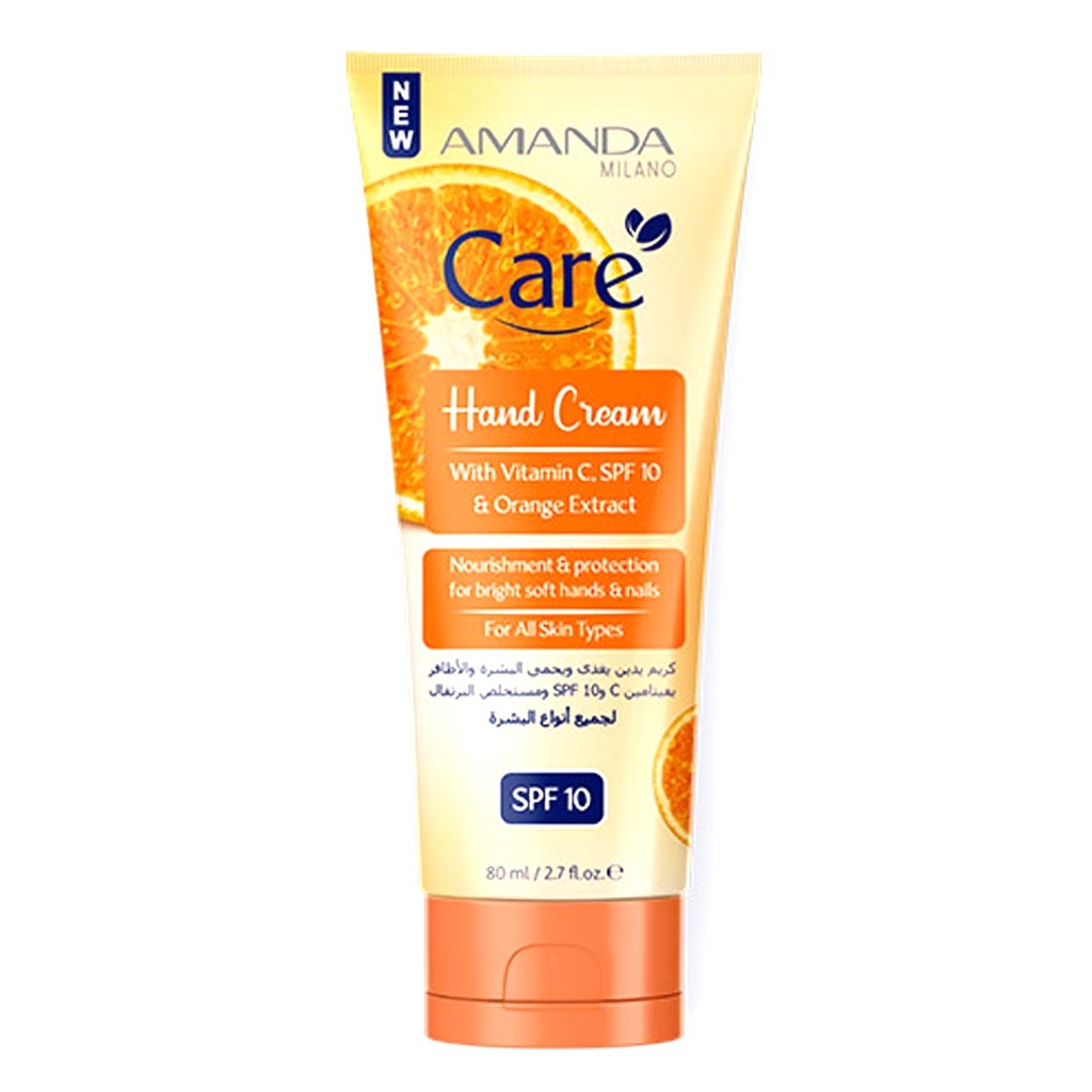 اماندا كير كريم يدين - Amanda Care Hand Cream (80ml, Vitamin C & Orange)