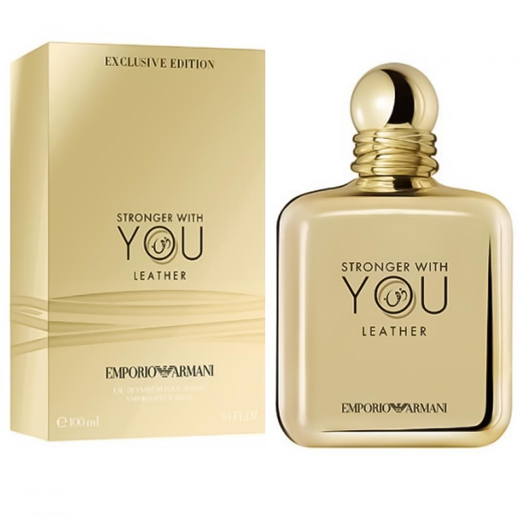 امبوريو ارمانى سترونجر ويز يو ليذر - Emporio Armani Stronger With You Leather M-EDP (100ml)