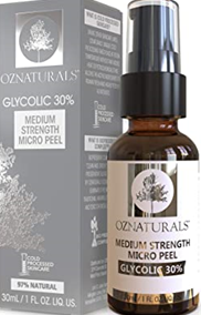 اوزناتشورالز جليسوليك 30% مقشر للوجة - Oznaturals Glycolic 30% facial scrub 30ml