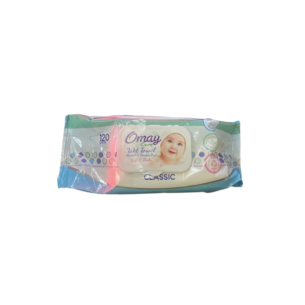 اوماى كير مناديل - Omay Care Wipes (Classic, 120PC)