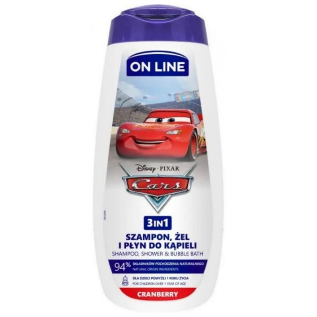 اون لاين ديزنى 3×1 - On line Disney 3in1 (400ml, Cars)