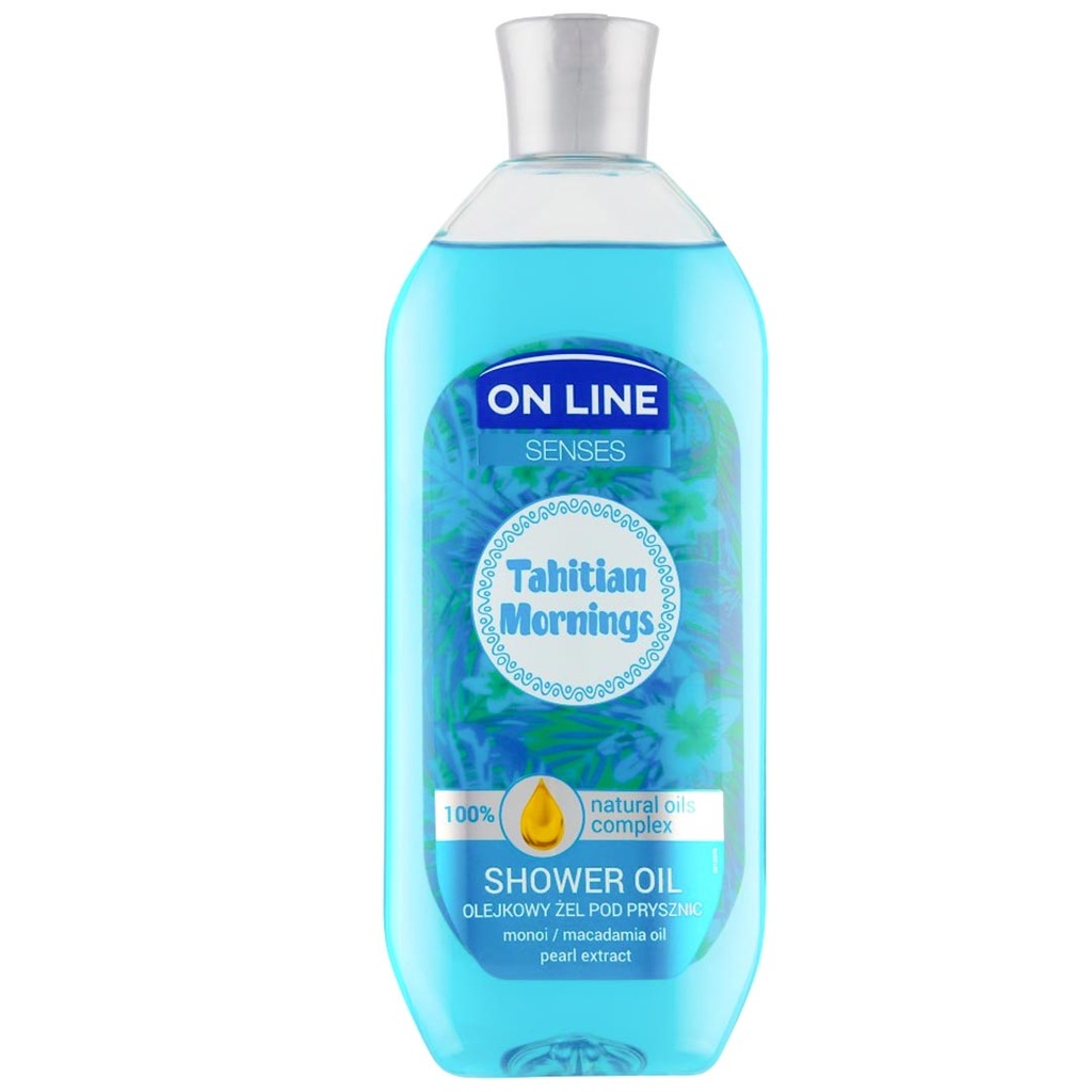 اون لاين زيت شاور - On line Shower Oil (500ml, Tahitian Mornings)