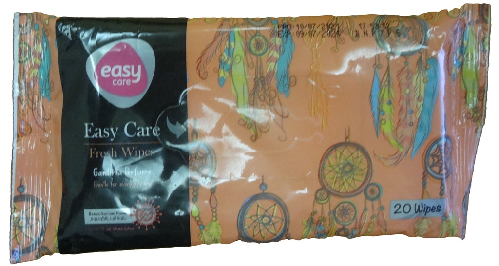 ايزى كير مناديل - Easy Care Wipes (Wet, Gardinia, 20PC)