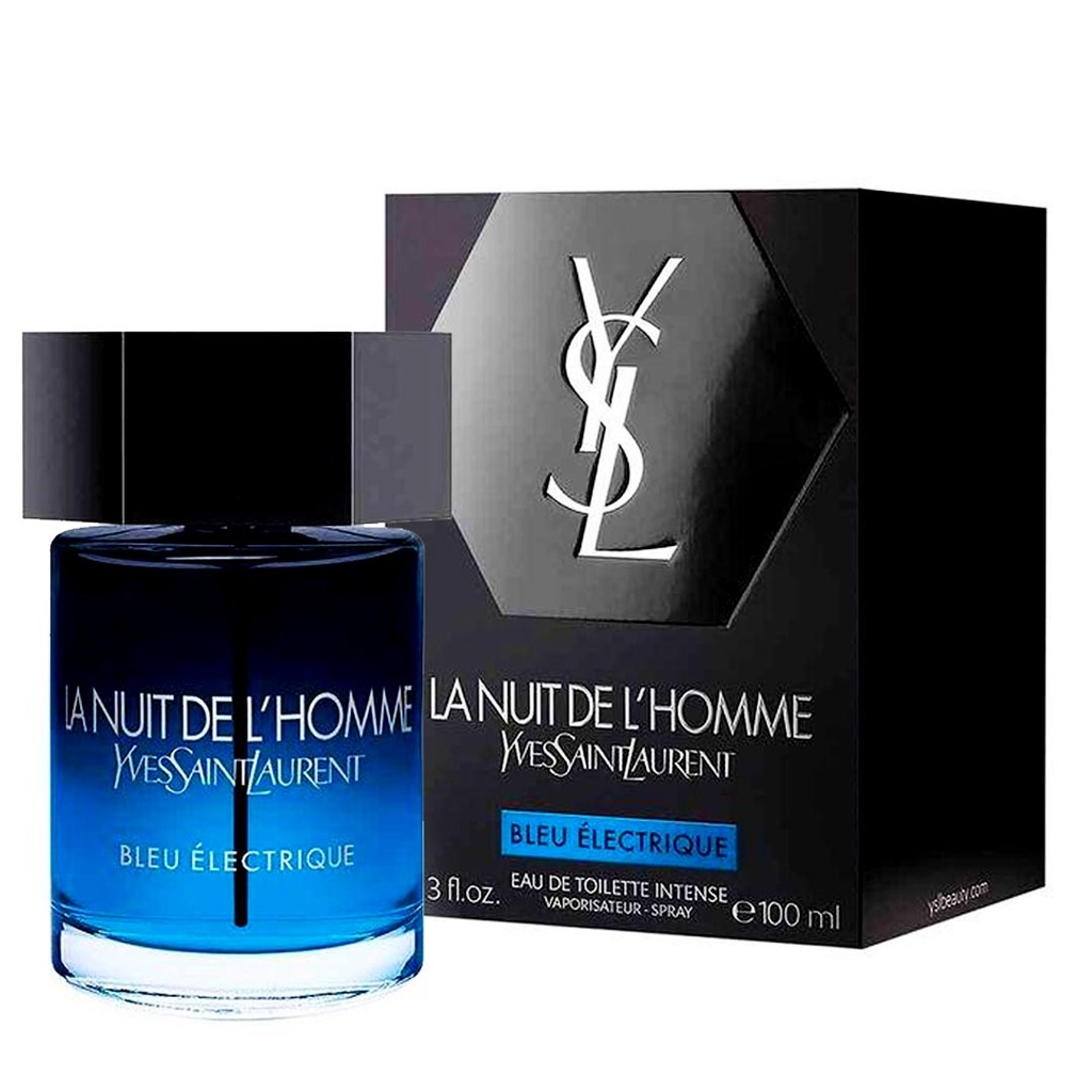 ايف سان لوران لا نوى دى لا هوم بلو الكتريك - Yves Saint Laurent La Nuit De L Homme Blue Electrique EDT-T Intense (100ml)