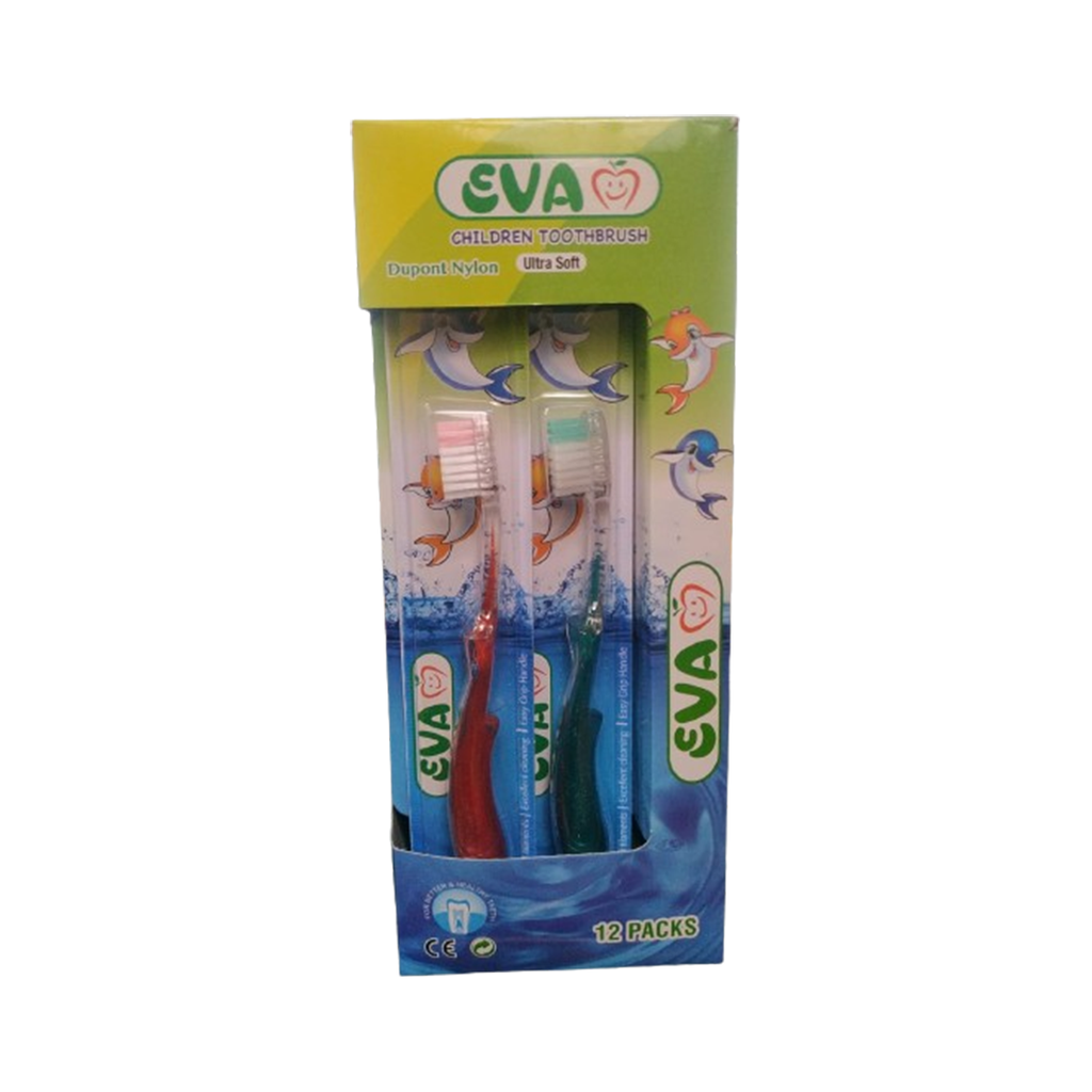ايفا فرشاة اسنان اطفال - Eva Tooth Brush kids (No:CA05, Ultra Soft)