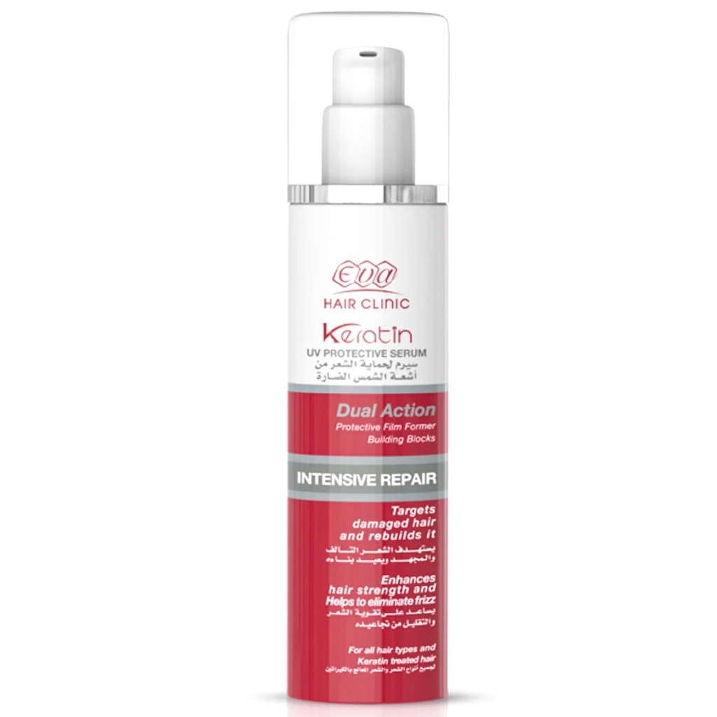 ايفا كيراتين سيرم لحماية الشعر من الشمس - Eva Keratin Uv Protective Serum (100ml, without)