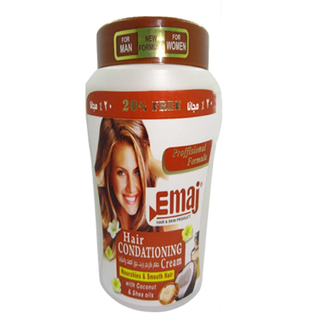 ايماج حمام كريم - Emaj Hair Mask (1L, Coconut)