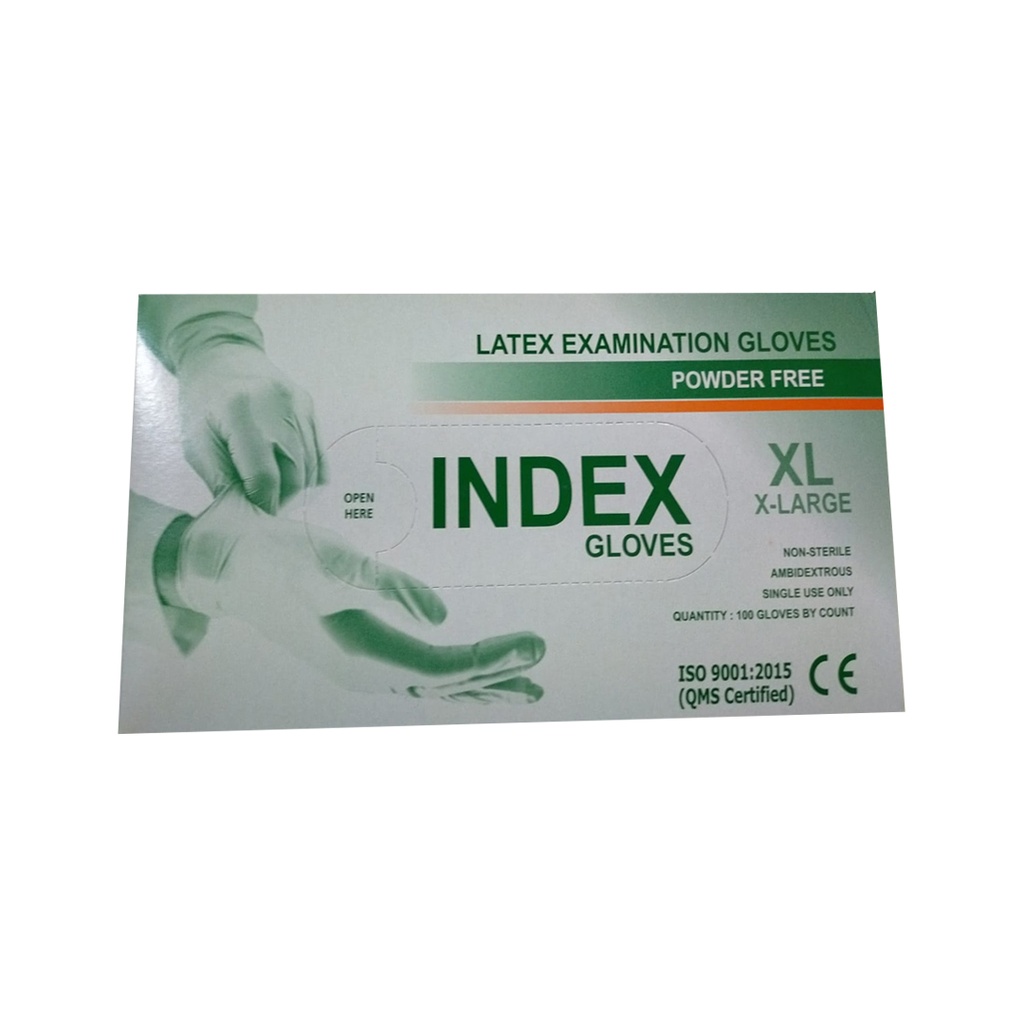 ايندكس لاتكس - Index Latex XL 100Psc (XL)