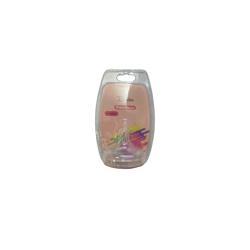 بابلز حلمة ناتشورال - Bubbles Natural Nipple (4Mns)