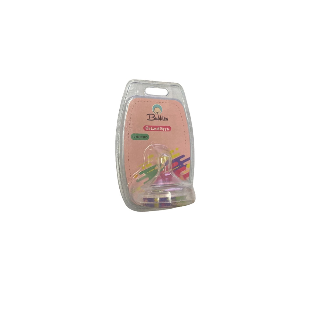 بابلز حلمة ناتشورال - Bubbles Natural Nipple (12Mns)