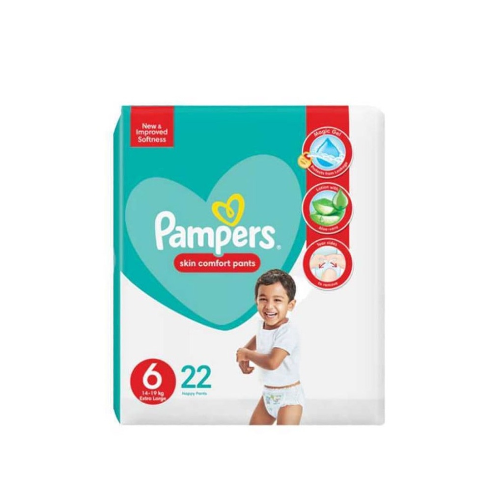 بامبرز بانتس حفاضات بيبى دراى - Pampers Pants Diaper Baby-Dry (22Pc, 6)