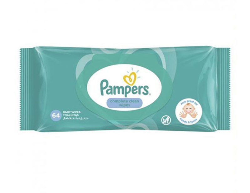 بامبرز مناديل كومبليت - Pampers Wips Complete (without, 64PC)